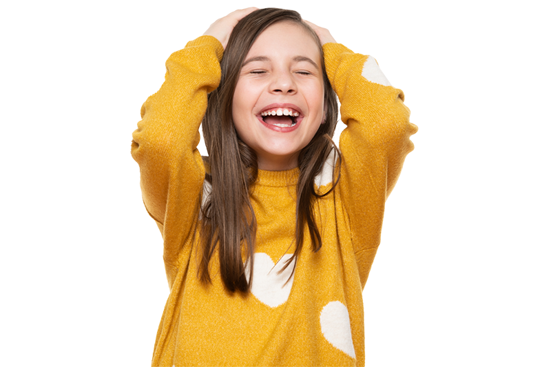 Girl laughing